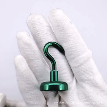 Round Base Neodymium Rare Earth Magnet Hook